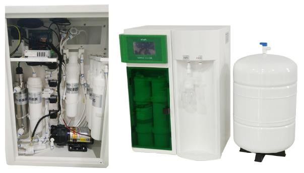 10LPH 역오스모시스 물 처리 기계 상업용 10 Lph Ro 공장 실험실 사용