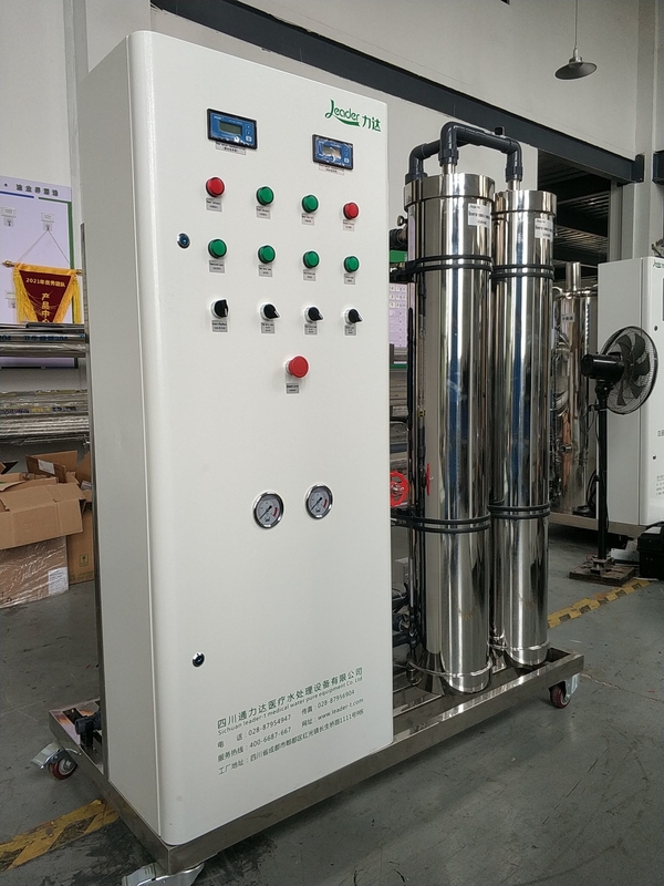 효율적인 싱글 패스 역오스모스 시스템 5.0KW 등급 전력 2000 LPH 흐름 속도