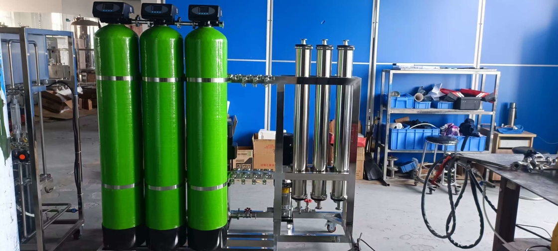 380V 300L 시간당 2단계 RO EDI 병원 실험실용 수분 처리 플랜트