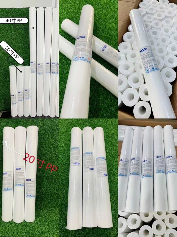 5 마이크론 거대한 PP 세디멘트 필터 큰 PP 꼰 필터 캐트리지 수신 전용 시스템 액세서리