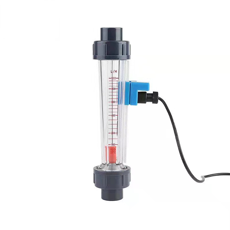 수신 전용을 위한 아크릴 OEM PVC / SS 연결 5GPM 패널 마운트 유량계 워터 플로우 미터