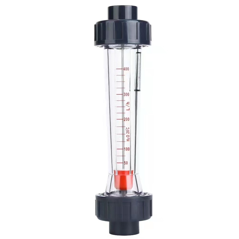 수신 전용을 위한 아크릴 OEM PVC / SS 연결 5GPM 패널 마운트 유량계 워터 플로우 미터