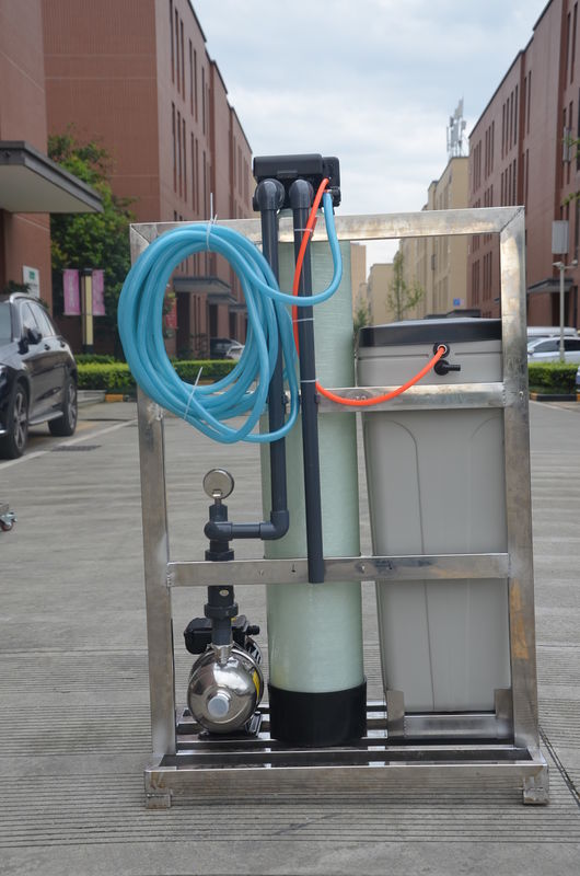 FRP 탱크 모래 카본 필터 연수기 시스템 매뉴얼 / 자동 제어