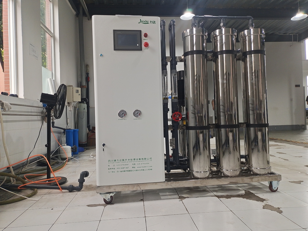 역삼투 1000L/H Ro 급수 여과기 식물 기계 자연적인 침투